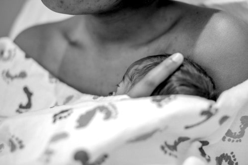Newborn skin to skin